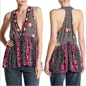 Free People Floral Dream Darling Top